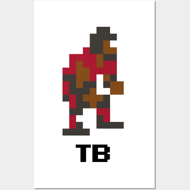 8-Bit Linebacker - Tampa Wall Art by The Pixel League